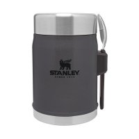 Stanley Classic Legendary Food Jar + Spork 0.4lt Charcoal