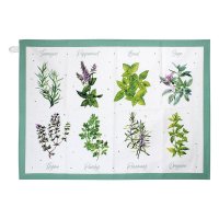 Lesser and Pavey Herb Garden Tea Towel