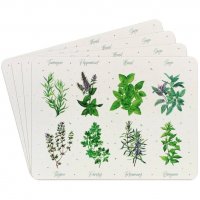 Lesser and Pavey Herb Garden Placemats - Set of 4