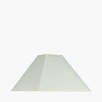 Pacific Lifestyle Pyramid Cotton Tapered Square Lampshade 48cm - Cream