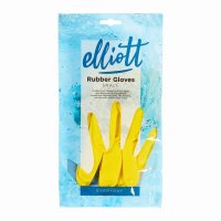 Elliotts Rubber Yellow Gloves - Small