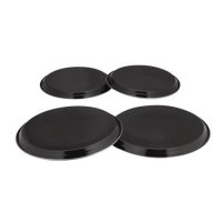 Zodiac Colours 4pc Hob Covers - Black