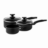 Sabichi 3pc Aluminium Saucepan Set