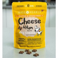 Zoon Hale & Hearty Gluten & Grain Free Treats 150g - Cheese & Ham