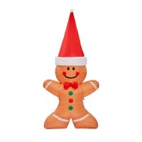 Three Kings Self-Inflating Gingerbread Man - Mega