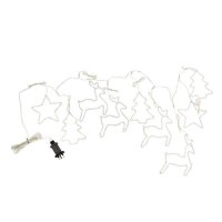 Three Kings Low Voltage Festive Curtain Lights - Warm White