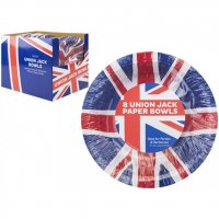PMS 8 Pack Union Jack Paper Bowl