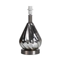 Oaks Lighting Salso Glass Touch Table Lamp Base Chrome
