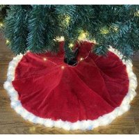 Snowtime 90cm Red Tree Skirt