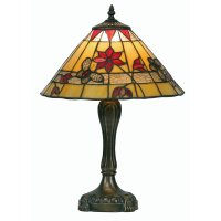 Oaks Lighting Tiffany Style Butterfly Table Lamp