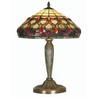 Oaks Lighting Tiffany Style Oberon Table Lamp