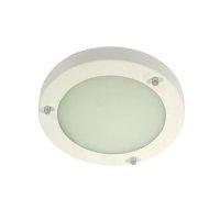 Oaks Lighting Rondo Flush Ceiling Light Small White