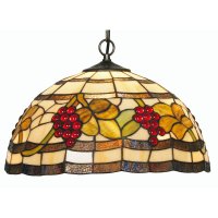 Oaks Lighting Tiffany Style Grape Ceiling Light