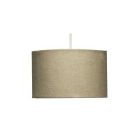 Oaks Lighting Straight Drum Linen Shade Calico - Various Sizes