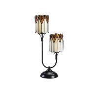 Oaks Lighting Tiffany Style Fez Table Lamp