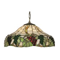 Oaks Lighting Tiffany Style Grapes II Ceiling Light