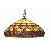 Oaks Lighting Tiffany Style Oberon Ceiling Light