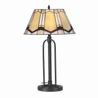 Oaks Lighting Tiffany Style Curan Table Lamp