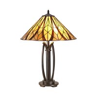 Oaks Lighting Tiffany Style Basset Table Lamp