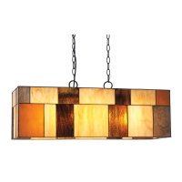 Oaks Lighting Tiffany Style Osrick Pendant Large