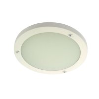 Oaks Lighting Rondo Flush Ceiling Light Large White