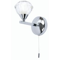 Oaks Lighting Meissa Wall Light Chrome