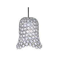 Oaks Lighting Ireby Non-Electric Pendant Small Clear Acrylic
