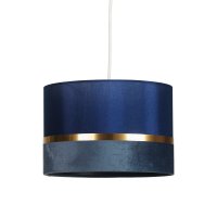 Oaks Lighting Thun Drum Non-Electric Pendant Navy