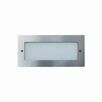 Oaks Lighting Brick Outdoor Wall Light 120 x 250 x 250mm Stainless Steel