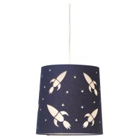 Oaks Lighting Decorative Ceiling Shade Space Rockets Navy