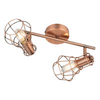 Oaks Lighting Kersen Double Spot Light Copper