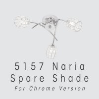 Oaks Lighting Naria Replacement Shade for Chrome Fittings