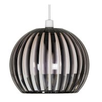 Oaks Lighting Shimna Non-Electric Pendant Large Smoked Acrylic