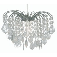 Oaks Lighting Dacia Non-Electric Pendant Large Chrome