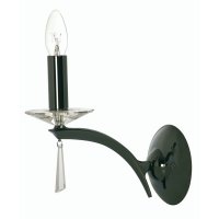 Oaks Lighting Wroxton Single Wall Light Titanium