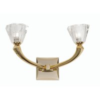 Oaks Lighting Perseas Double Wall Light Gold