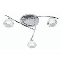 Oaks Lighting Meissa 3 Light Ceiling Pendant Chrome