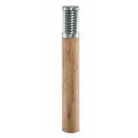 Oaks Lighting Titanio 1M Outdoor Post Light Simulated Wood