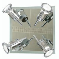 Oaks Lighting Asah 4 Spot Ceiling Light Chrome