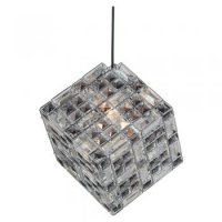 Oaks Lighting Aili Non-Electric Pendant Smoked & Clear