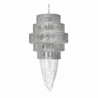 Oaks Lighting Lyra 16 Light Crystal Chandelier Crystal