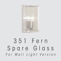 Oaks Lighting Fern Wall Light Replacement Glass
