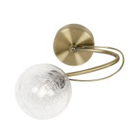 Oaks Lighting Tabia Wall Light Antique Brass