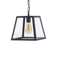 Oaks Lighting Riga Single Pendant Black