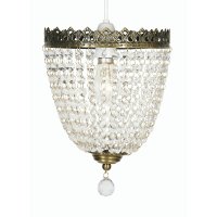 Oaks Lighting Ekon Non-Electric Pendant Antique Brass