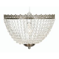 Oaks Lighting Ekon Non-Electric Pendant Satin Nickel