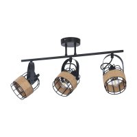 Oaks Lighting Craco 3 Light Bar Black