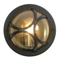 Oaks Lighting Holford Outdoor Wall Light Black