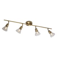 Oaks Lighting Torne 4 Bar Spot Light Antique Brass