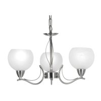 Oaks Lighting Luanda 3 Light Chandelier Antique Chrome